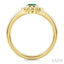 Bold Pear Shape Gemstone & Diamond Ring