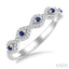 Stackable Evil Eye Gemstone & Diamond Fashion Ring