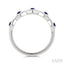 Stackable Evil Eye Gemstone & Diamond Fashion Ring