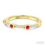 Stackable Gemstone & Diamond Fashion Ring