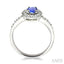 Oval Shape Gemstone & Diamond Ring