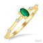 Oval Shape Gemstone & Floating Diamond Ring