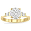 Round Shape Lovebright Diamond Engagement Ring