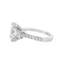 Emerald-cut Diamond Three Stone Engagement Ring
