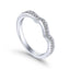 Diamond Contour Wedding Ring