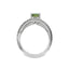 Round Diamond Split Shank Engagement Ring