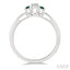 Round Shape Past Present & Future Gemstone & Diamond Ring