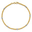 Diamond-cut Bead Station Bracelet