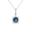 Sapphire & Diamond Pendant