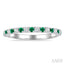 Alternate Gemstone & Diamond Band