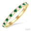 Alternate Gemstone & Diamond Band