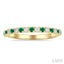 Alternate Gemstone & Diamond Band