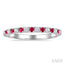 Alternate Gemstone & Diamond Band