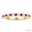 Alternate Gemstone & Diamond Band