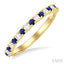 Alternate Gemstone & Diamond Band