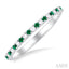 Alternate Gemstone & Diamond Band