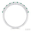 Alternate Gemstone & Diamond Band