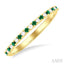 Alternate Gemstone & Diamond Band