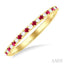 Alternate Gemstone & Diamond Band