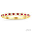 Alternate Gemstone & Diamond Band