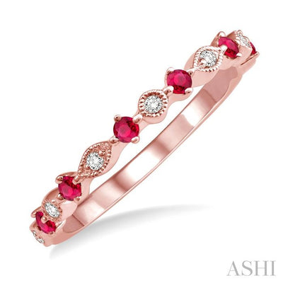 Gemstone & Diamond Fashion Band
