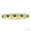 Alternate Gemstone & Diamond Band