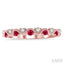 Alternate Gemstone & Diamond Band