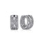 Bujukan Sterling Silver Huggie Hoop Earrings