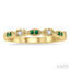 Alternate Gemstone & Diamond Band