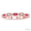 Alternate Gemstone & Diamond Band