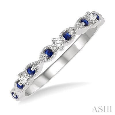 Gemstone & Diamond Fashion Band