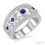 Gemstone & Diamond Fashion Band