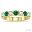 7 Alternate Gemstone & Diamond Wedding Band
