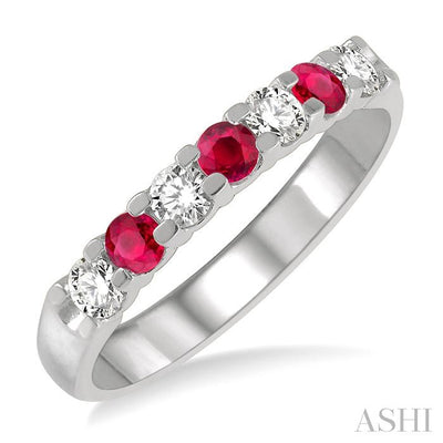 7 Alternate Gemstone & Diamond Wedding Band