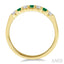 7 Alternate Gemstone & Diamond Wedding Band
