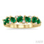 Pear & Oval Shape Gemstone & Diamond Wedding Band