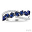 Pear Shape Gemstone & Diamond Fashion Ring