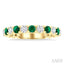 Alternate Gemstone & Diamond Wedding Band