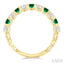 Alternate Gemstone & Diamond Wedding Band
