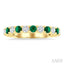 Alternate Gemstone & Diamond Wedding Band