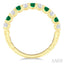 Alternate Gemstone & Diamond Wedding Band