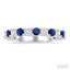 Alternate Gemstone & Diamond Wedding Band