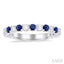 Alternate Gemstone & Diamond Wedding Band