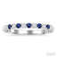 Alternate Gemstone & Diamond Wedding Band