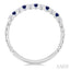 Alternate Gemstone & Diamond Wedding Band