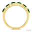Alternate Gemstone & Diamond Band