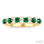 Alternate Gemstone & Diamond Band