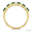 Alternate Gemstone & Diamond Band