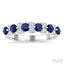 Alternate Gemstone & Diamond Band