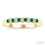 Alternate Gemstone & Diamond Band